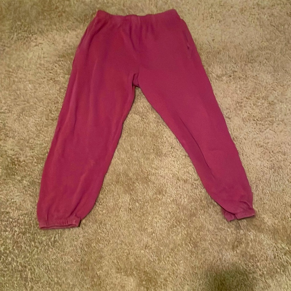Purple sweatpants